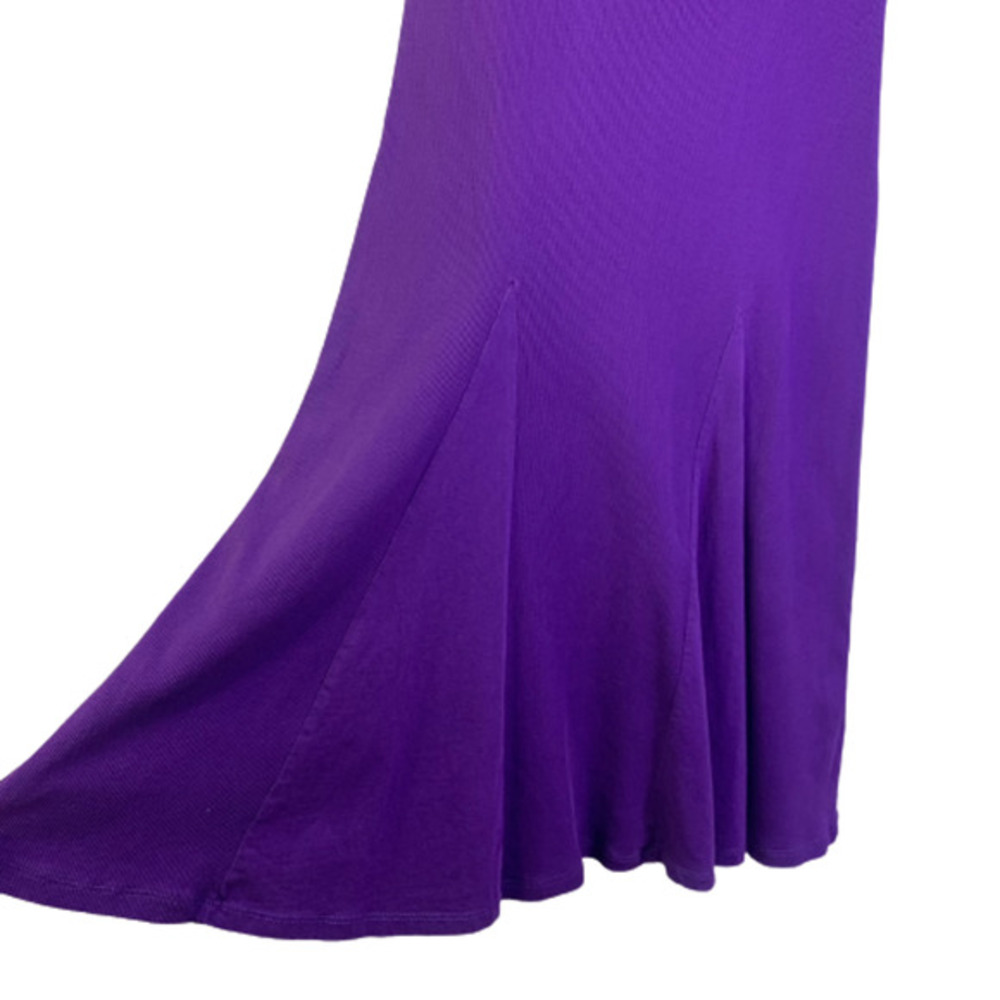 LAUREN RALPH LAUREN‎ Purple Ribbed Cotton Sheath Dress - Picture 10 of 14